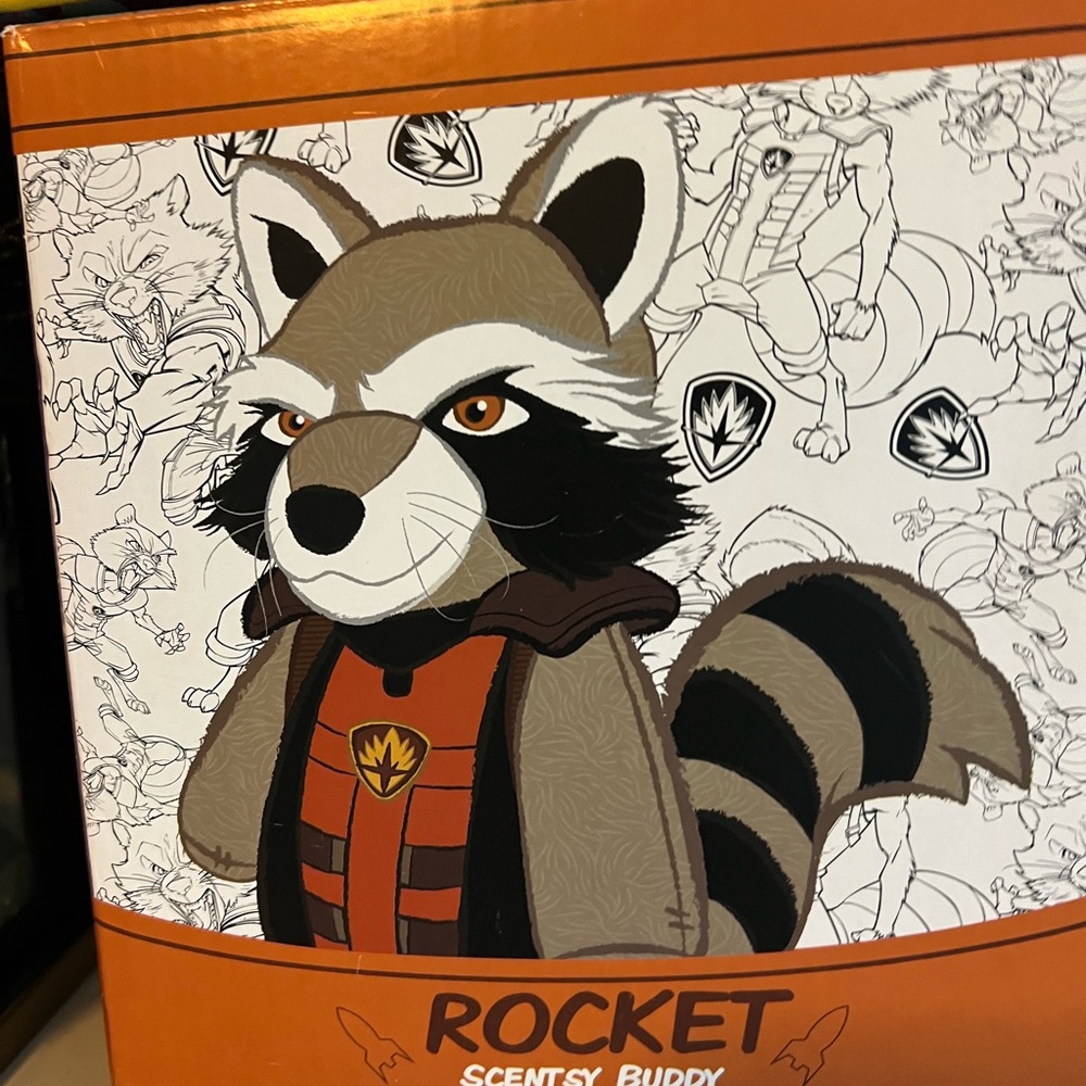 Scentsy Rocket Raccoon Buddy